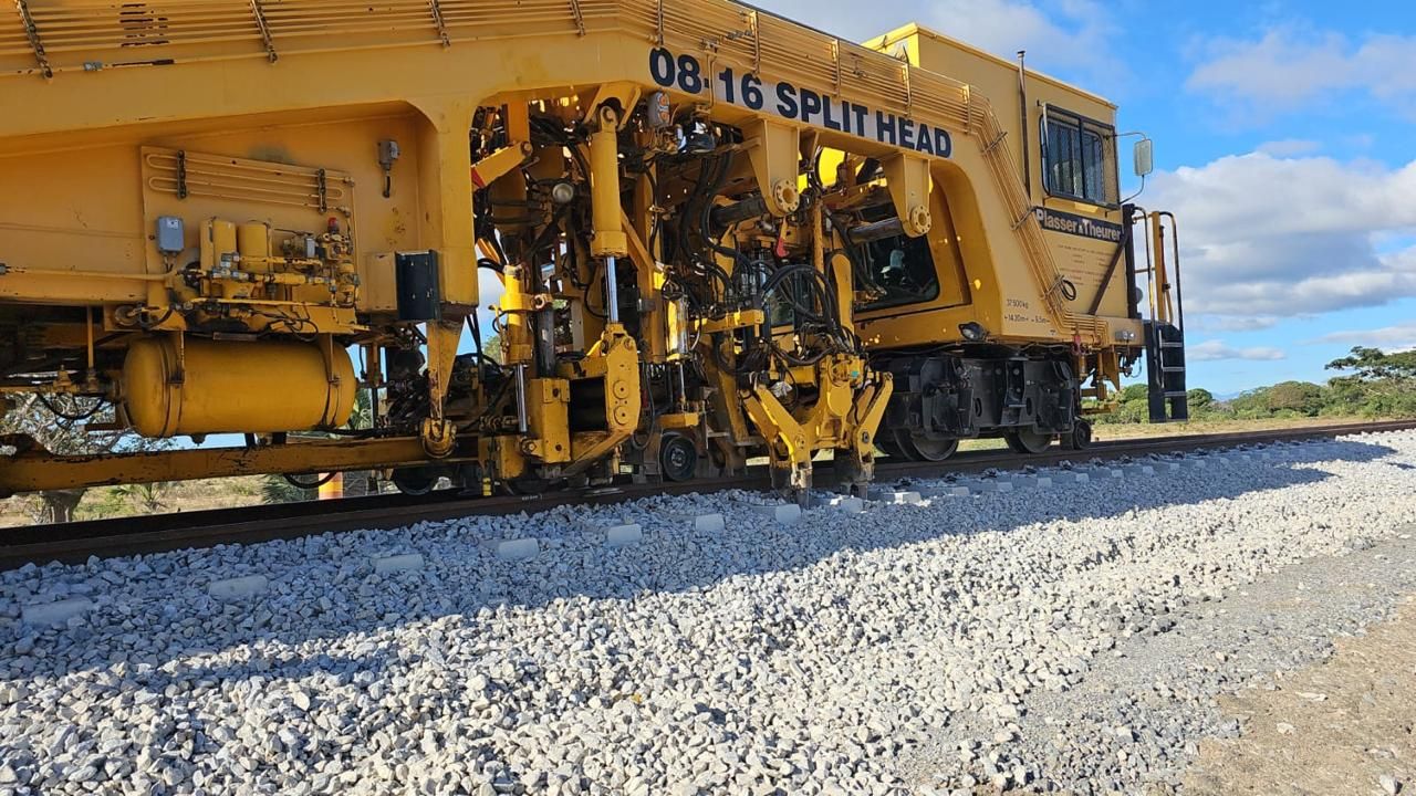 Unidad de calzado de una multicalzadora Plasser & Theurer